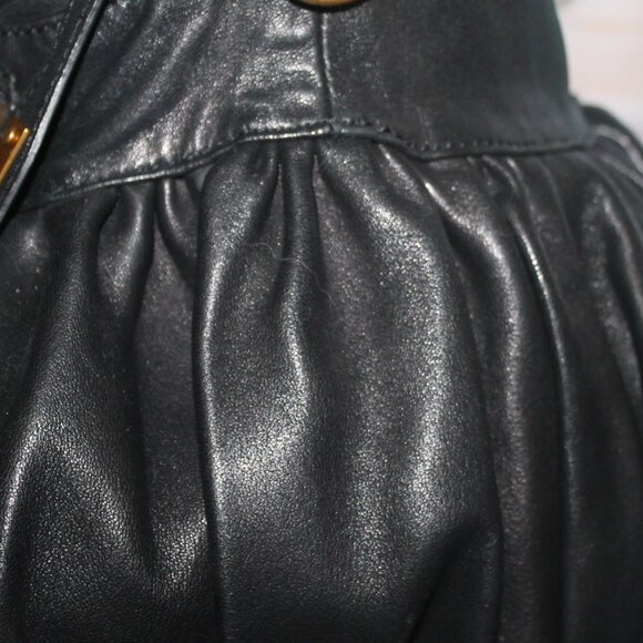 $599 ABRO Romania THE Softest Leather You EVA Felt Hobo Shoulder Bag Purse - Picture 3 of 11